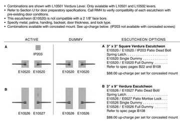 Rocky Mountain Square Verdura Patio Set 3″ x 3″